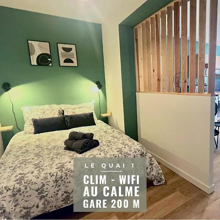 Le Quai 1 - Spacieux Studio Neuf Calme - Clim - Wifi - Gare A 200M Agen Ngoại thất bức ảnh